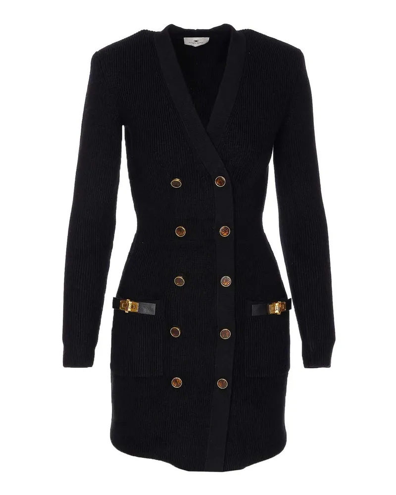 Elisabetta Franchi Kurzes Kleid - Schwarz Schwarz