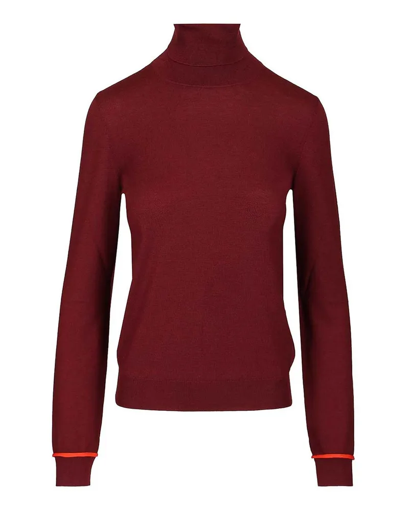 Loewe Rollkragenpullover - Dunkelrot Dunkelrot