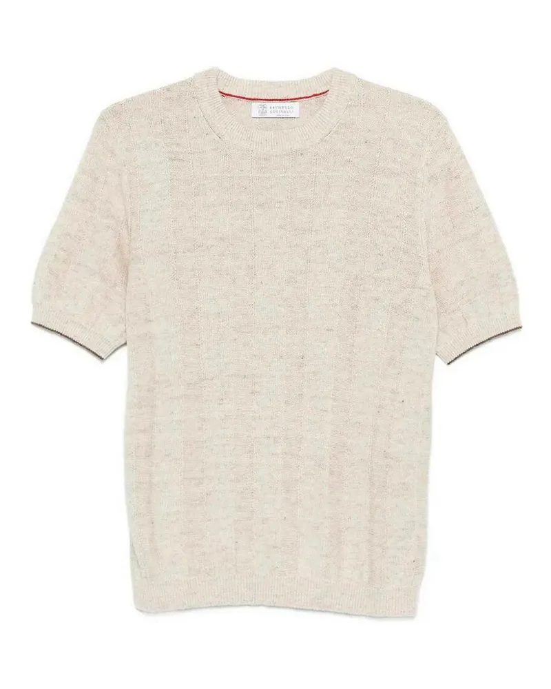 Brunello Cucinelli Rundhalspullover - Beige Beige