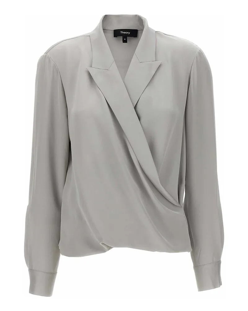 Theory Bluse - Grau Grau