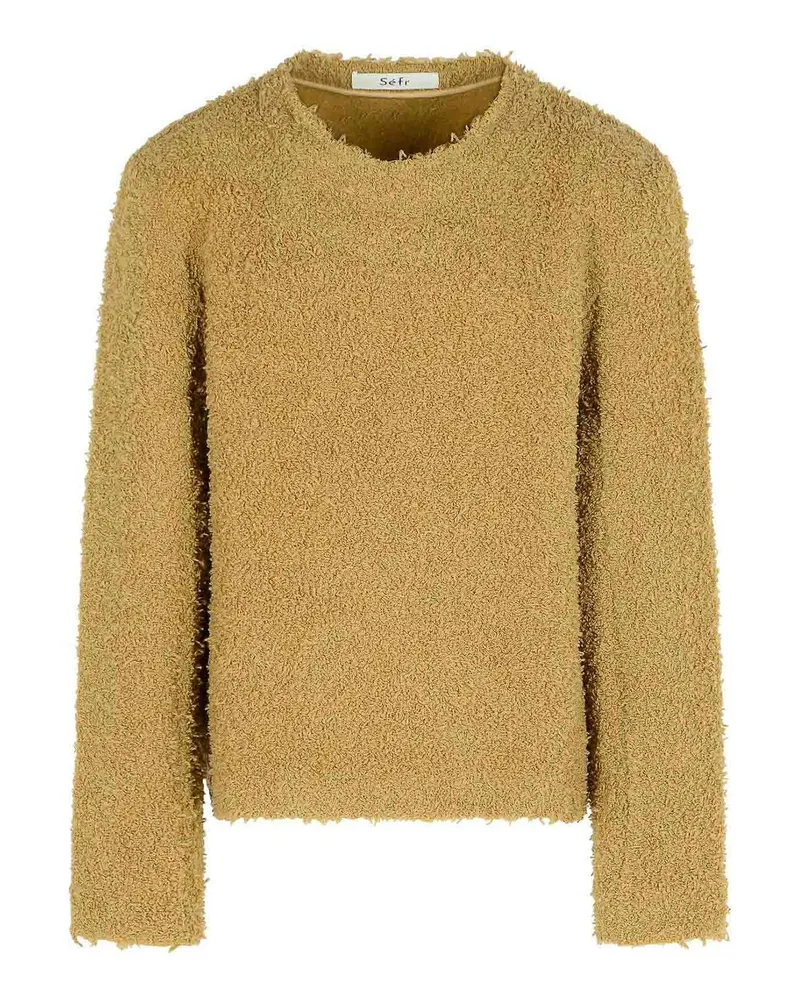 Séfr Rundhalspullover - Beige Beige