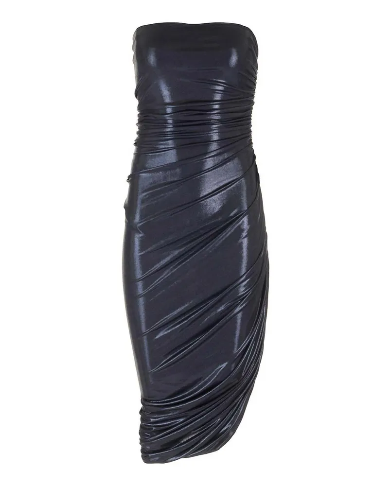 Norma Kamali Knielanges Kleid - Blau Blau