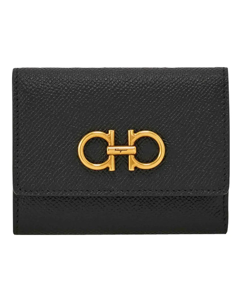 Ferragamo Portemonnaie - Schwarz Schwarz