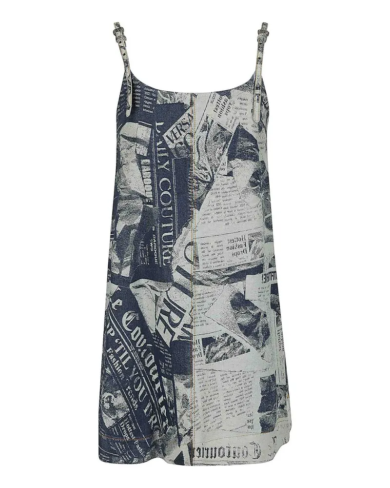 Versace Jeans Kurzes Kleid - Jeansblau Jeansblau