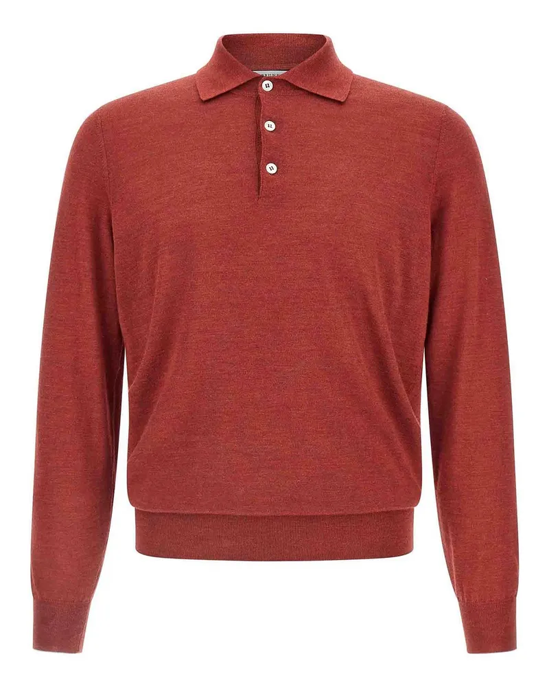 Brunello Cucinelli Poloshirt - Rot Rot