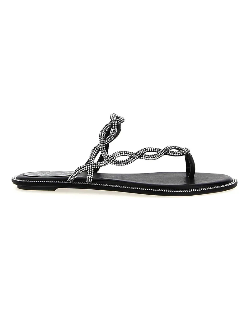 René Caovilla Sandalen - Schwarz Schwarz