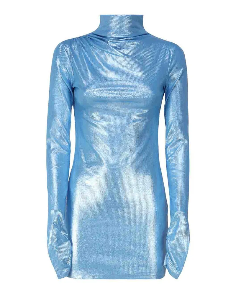 ANDAMANE Knielanges Kleid - Blau Blau
