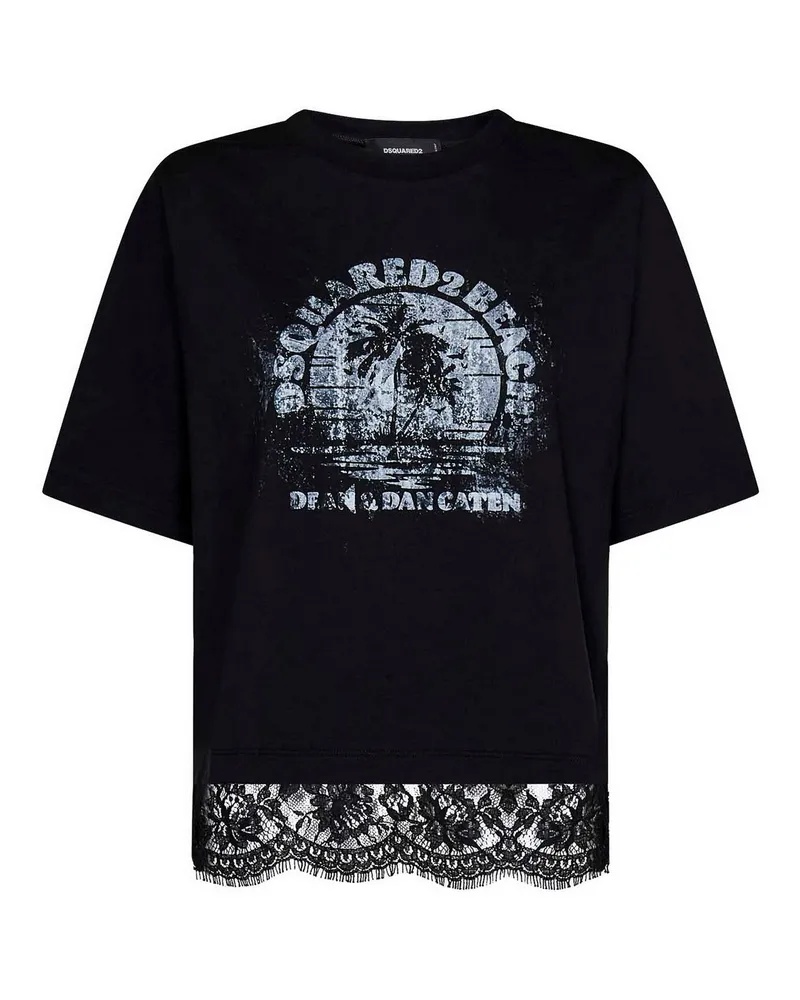 Dsquared2 T-Shirt - Schwarz Schwarz