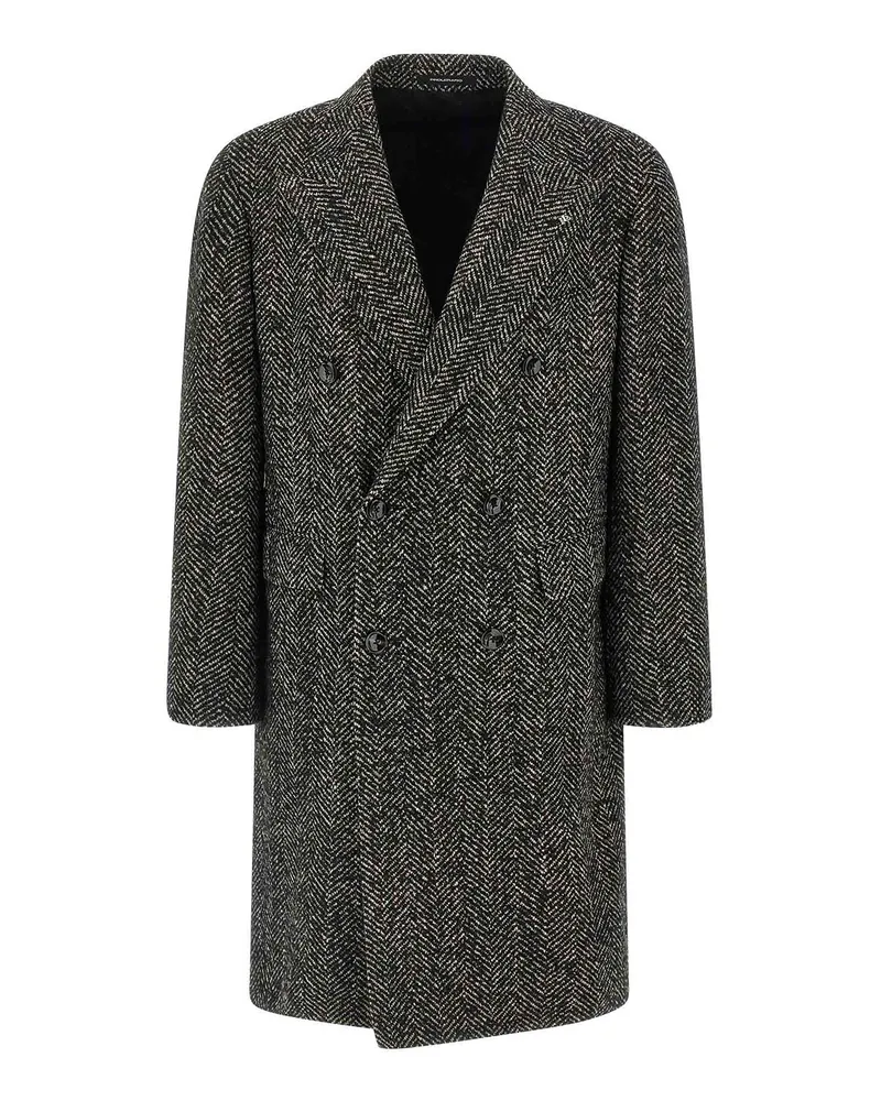 Tagliatore Kurzer Mantel - Schwarz Schwarz