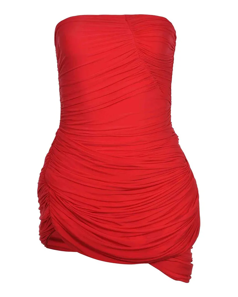 Magda Butrym Knielanges Kleid - Rot Rot