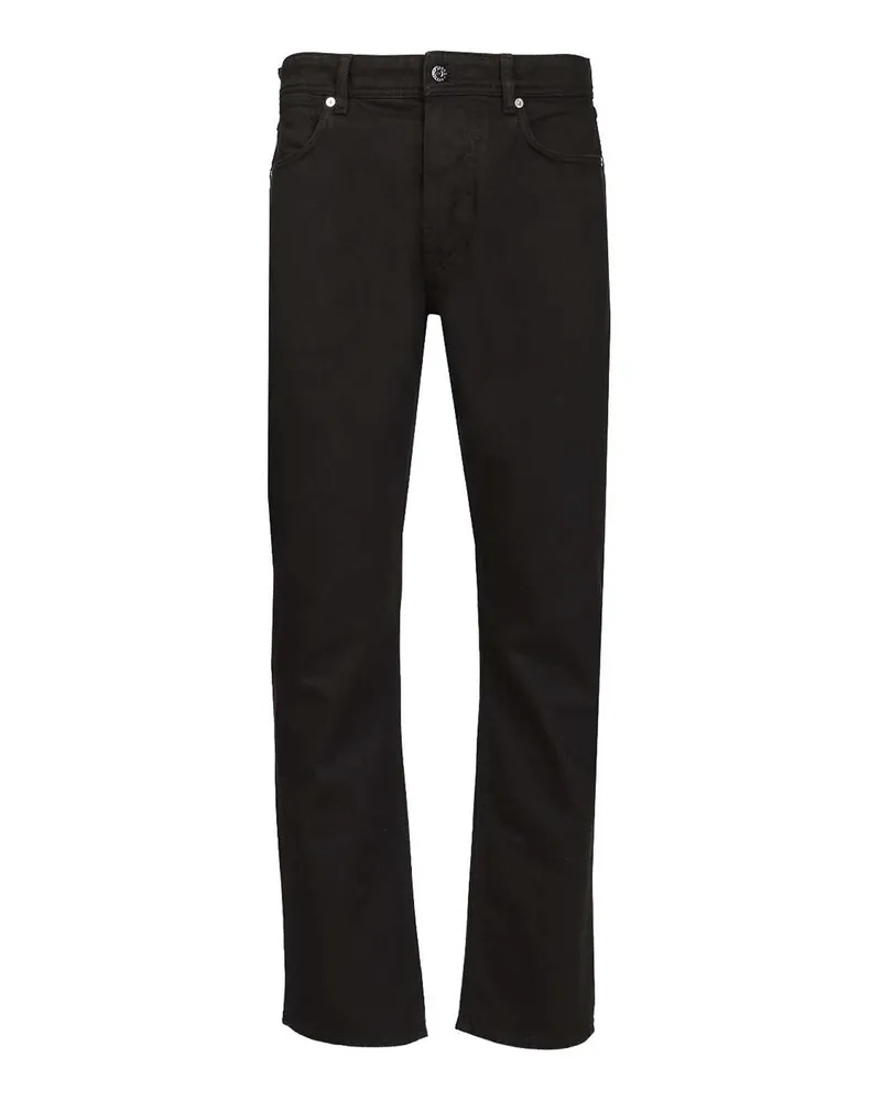 Stone Island Straight Leg Jeans - Schwarz Schwarz