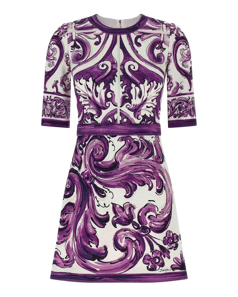 Dolce & Gabbana Knielanges Kleid - Bunt Bunt