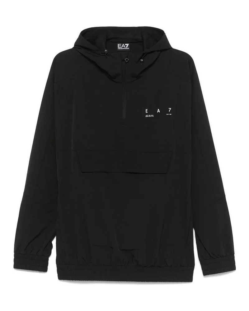 EA7 Casualjacke - Schwarz Schwarz
