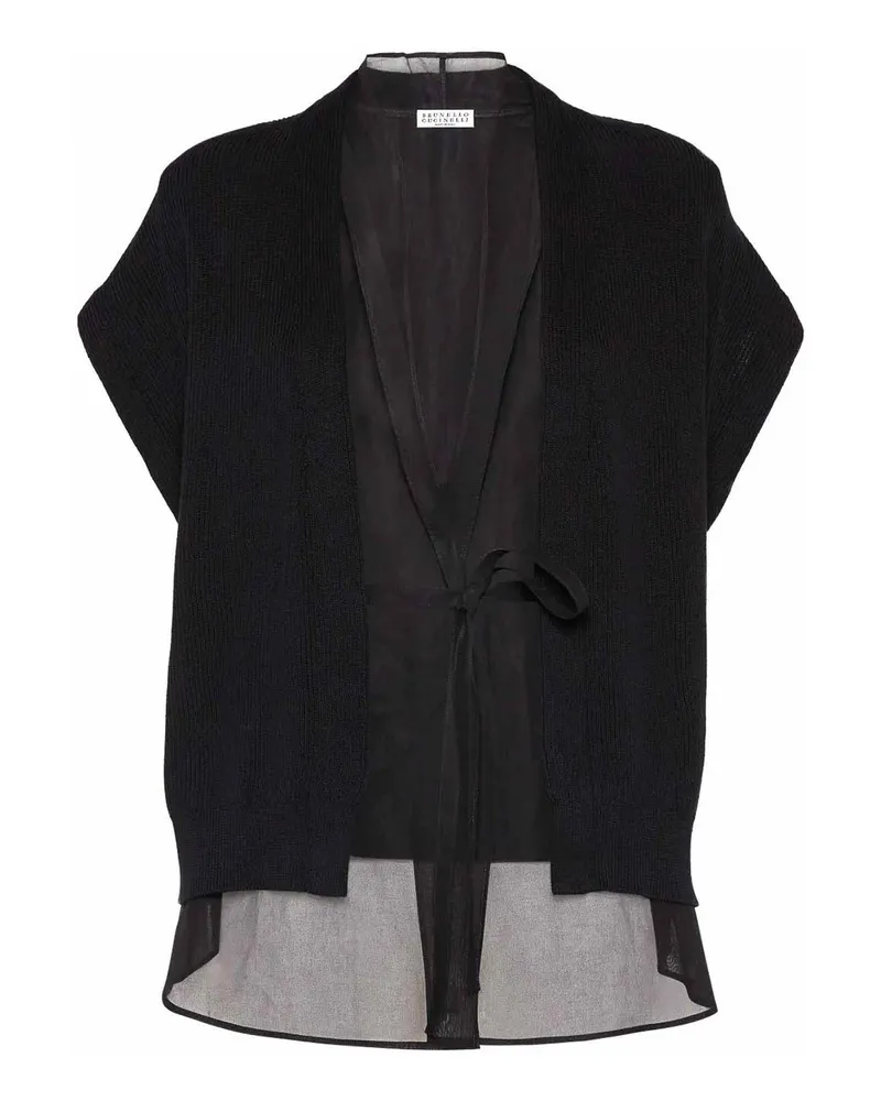 Brunello Cucinelli Cardigan - Schwarz Schwarz