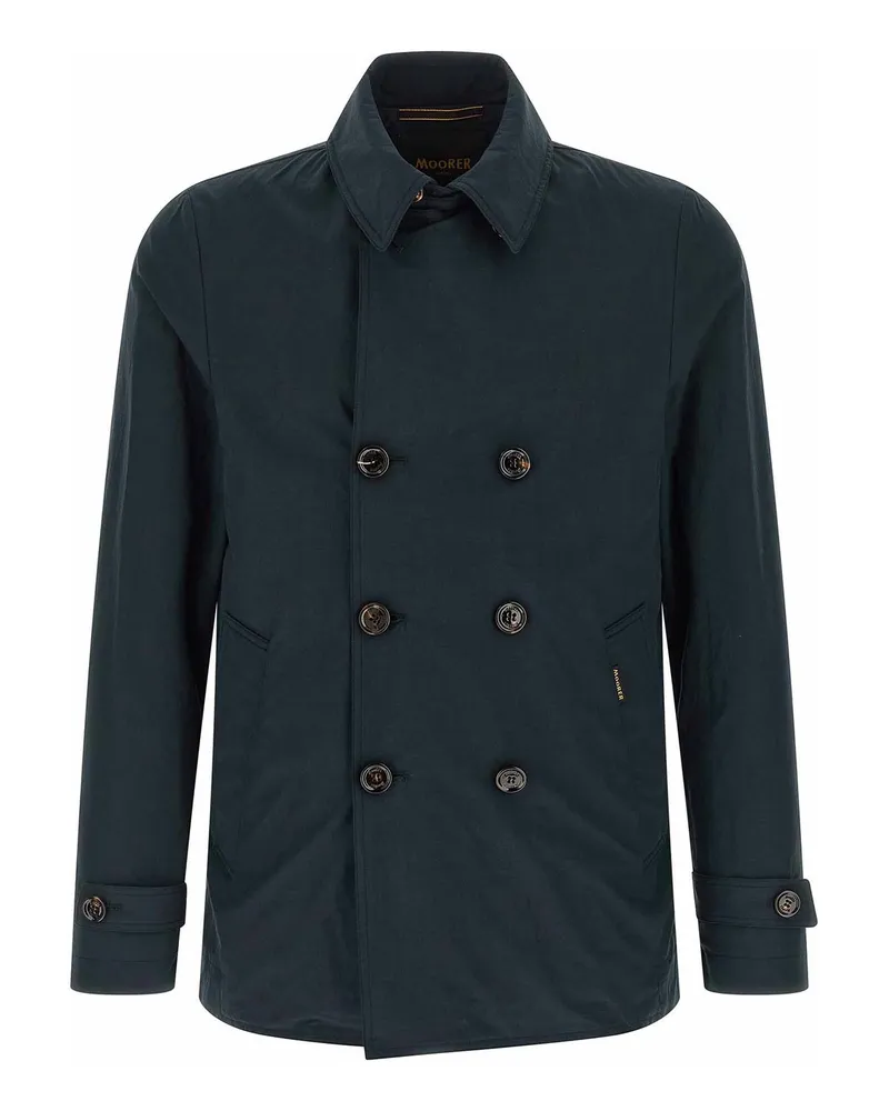MOORER Trenchcoat - Blau Blau