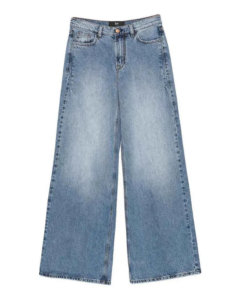 3x1 Straight Leg Jeans - Weiß Weiß