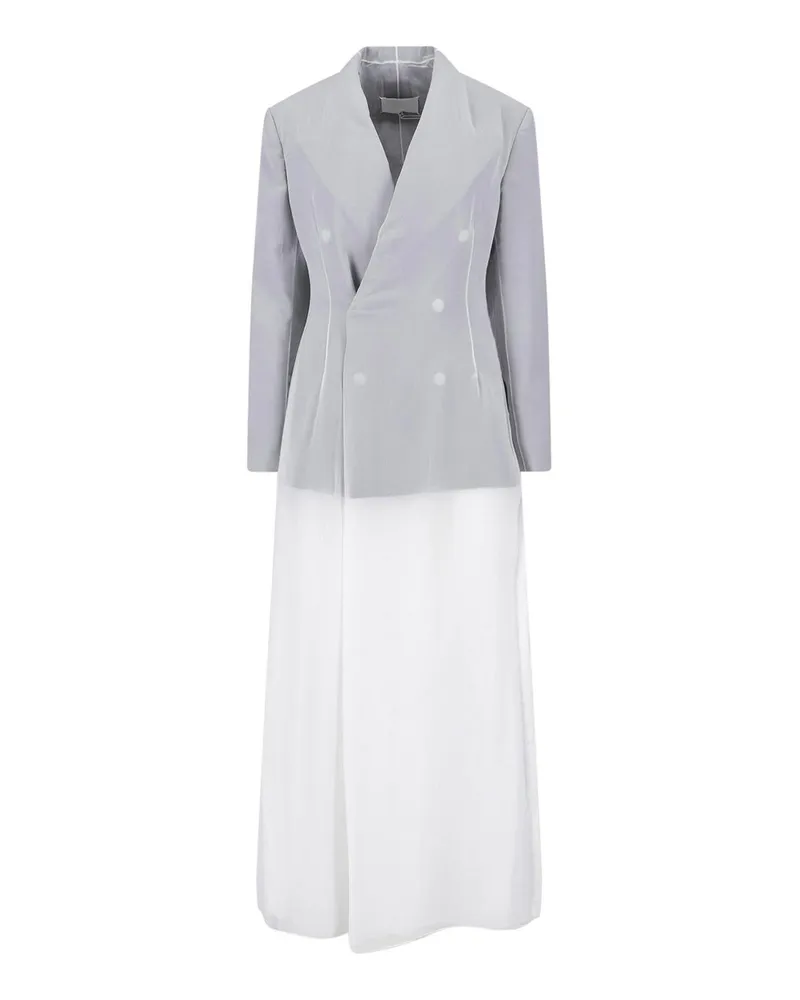 Maison Margiela Maxikleid - Weiß Weiß