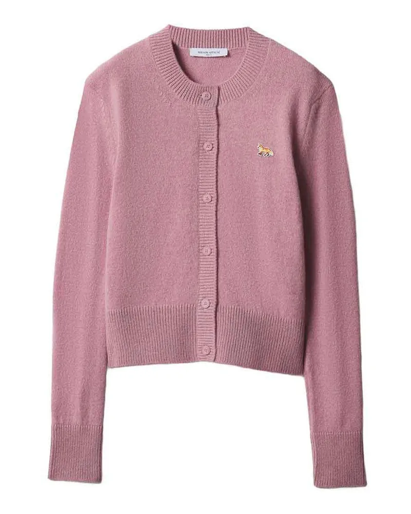 Kitsuné Cardigan - Hellrosa Hellrosa