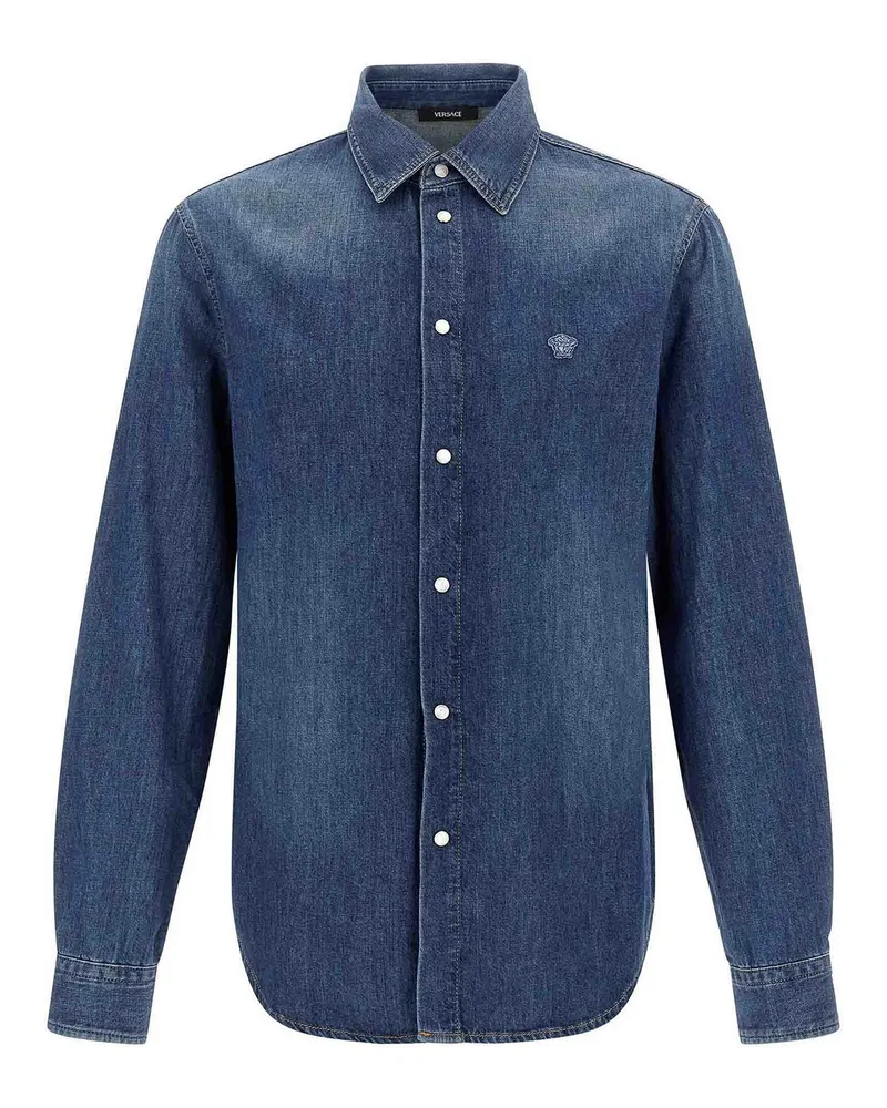 Versace Hemd - Blau Blau