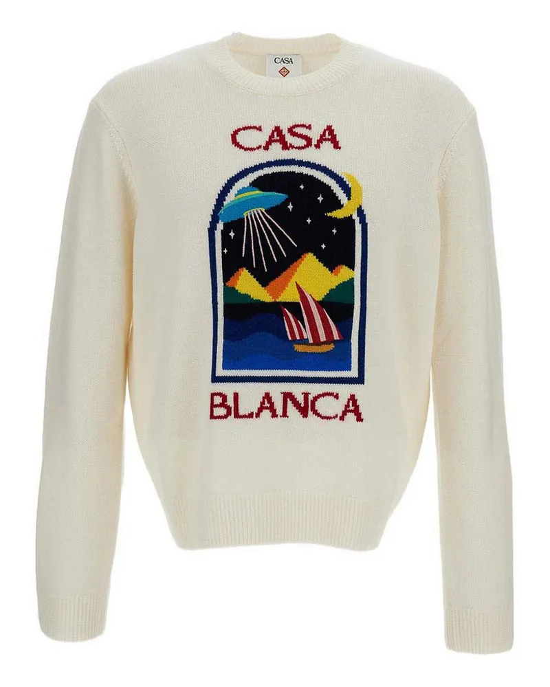 Casablanca Paris Sweatshirt - Weiß Weiß