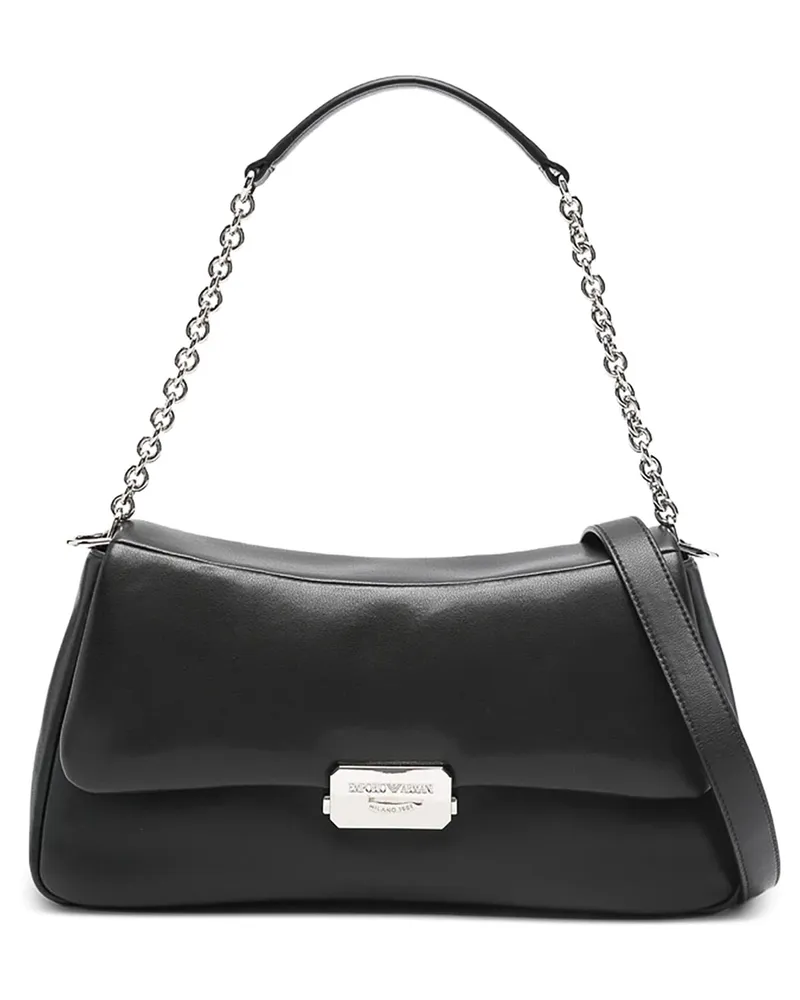 Emporio Armani Schultertasche - Schwarz Schwarz