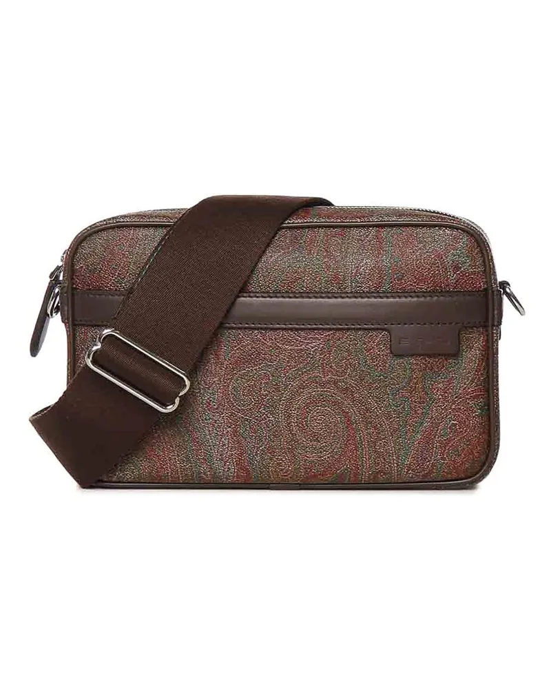 Etro Schultertasche - Braun Braun