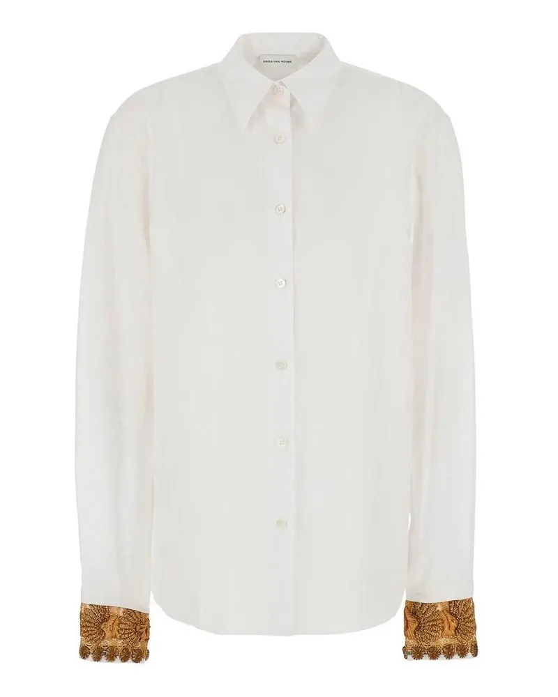 Dries van Noten Hemd - Weiß Weiß