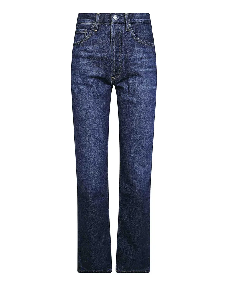 AGOLDE Straight Leg Jeans - Denim Denim