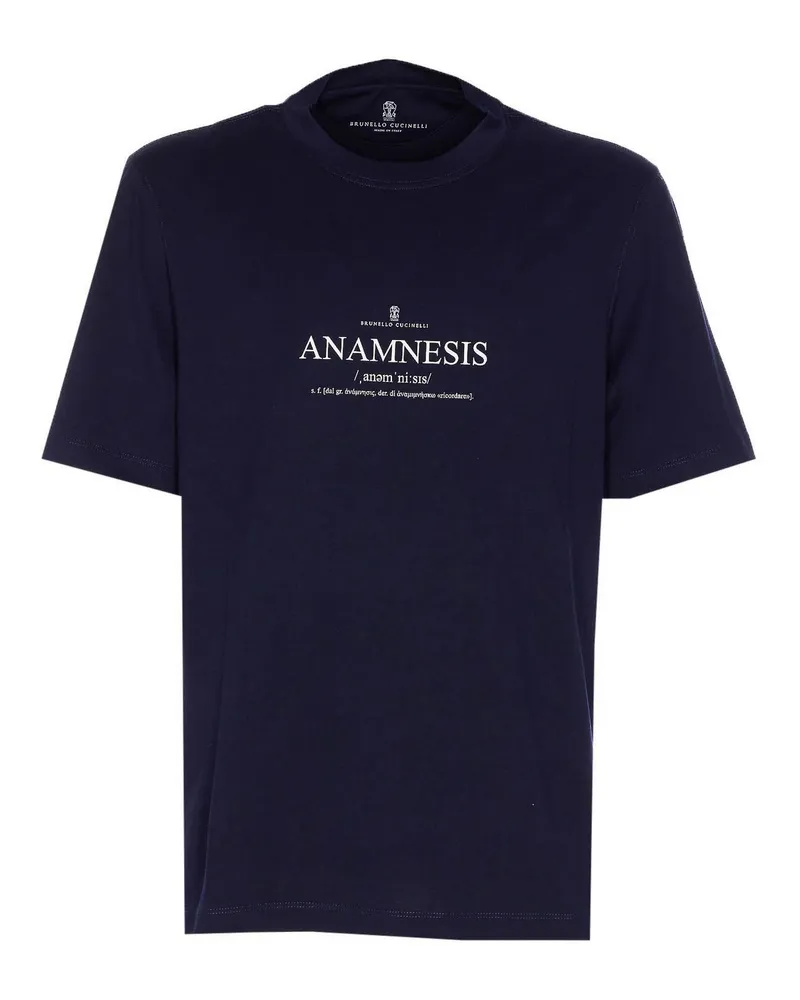 Brunello Cucinelli T-Shirt - Blau Blau