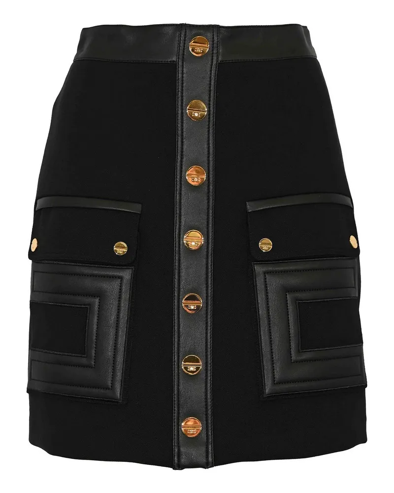 Elisabetta Franchi Minirock - Schwarz Schwarz