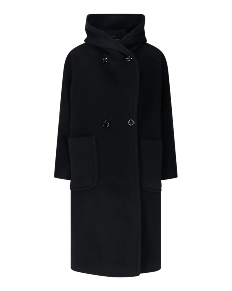 Tagliatore Knielanger Mantel - Schwarz Schwarz