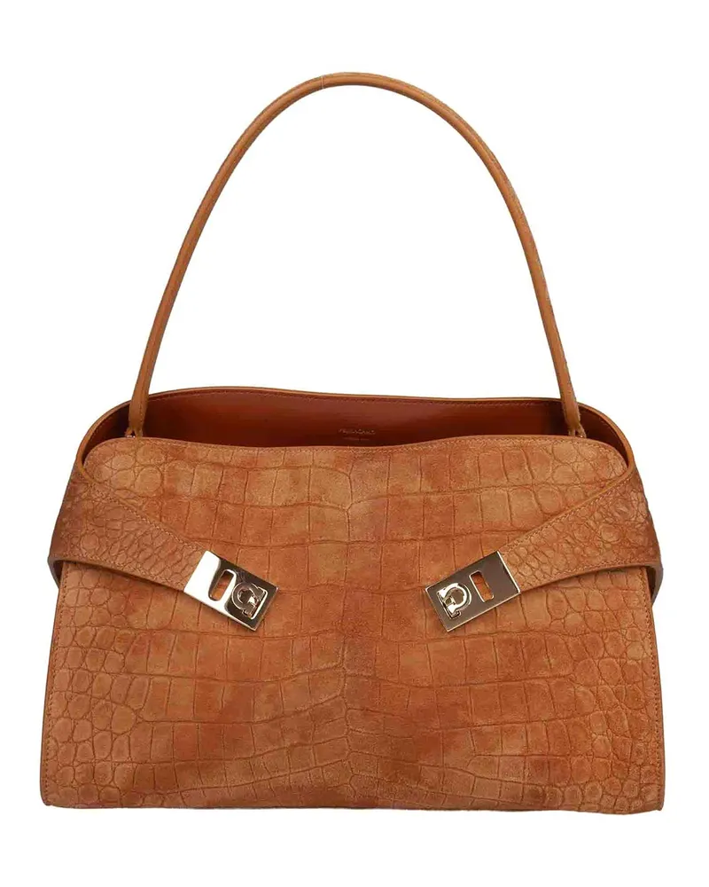 Ferragamo Schultertasche - Beige Beige