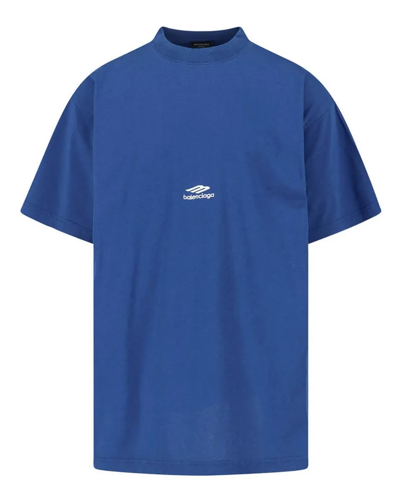 Balenciaga T-Shirt - Blau Blau