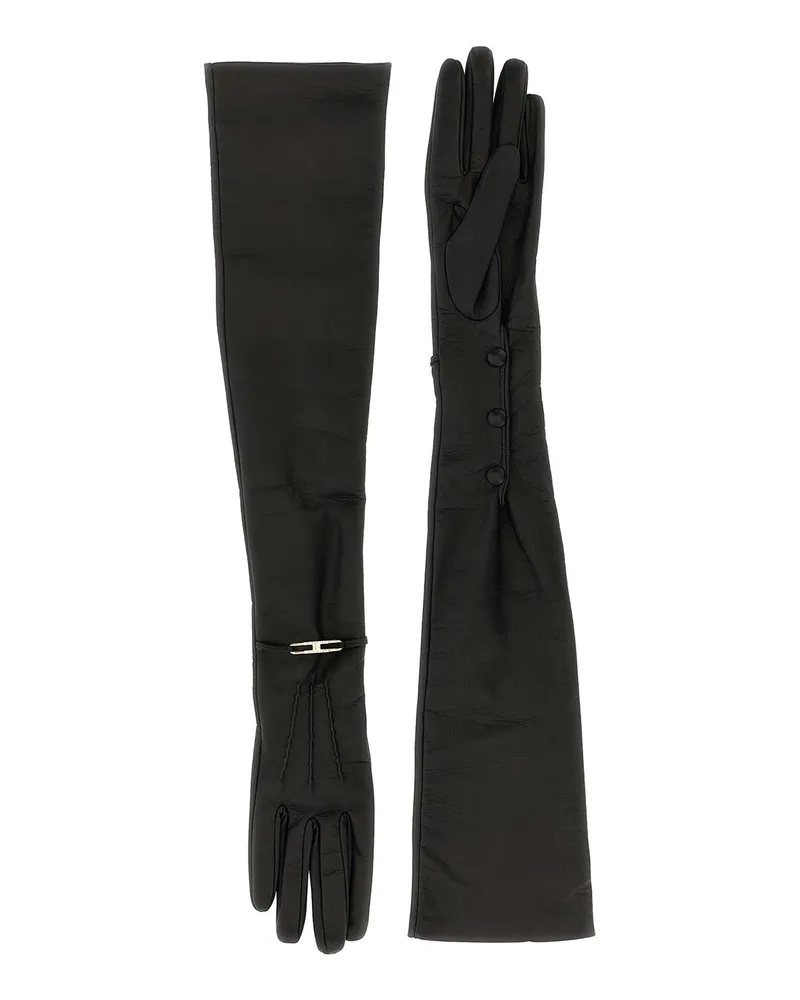 Elisabetta Franchi Handschuhe - Schwarz Schwarz