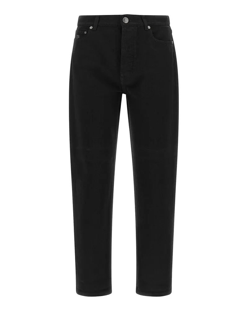 Brunello Cucinelli Straight Leg Jeans - Schwarz Schwarz