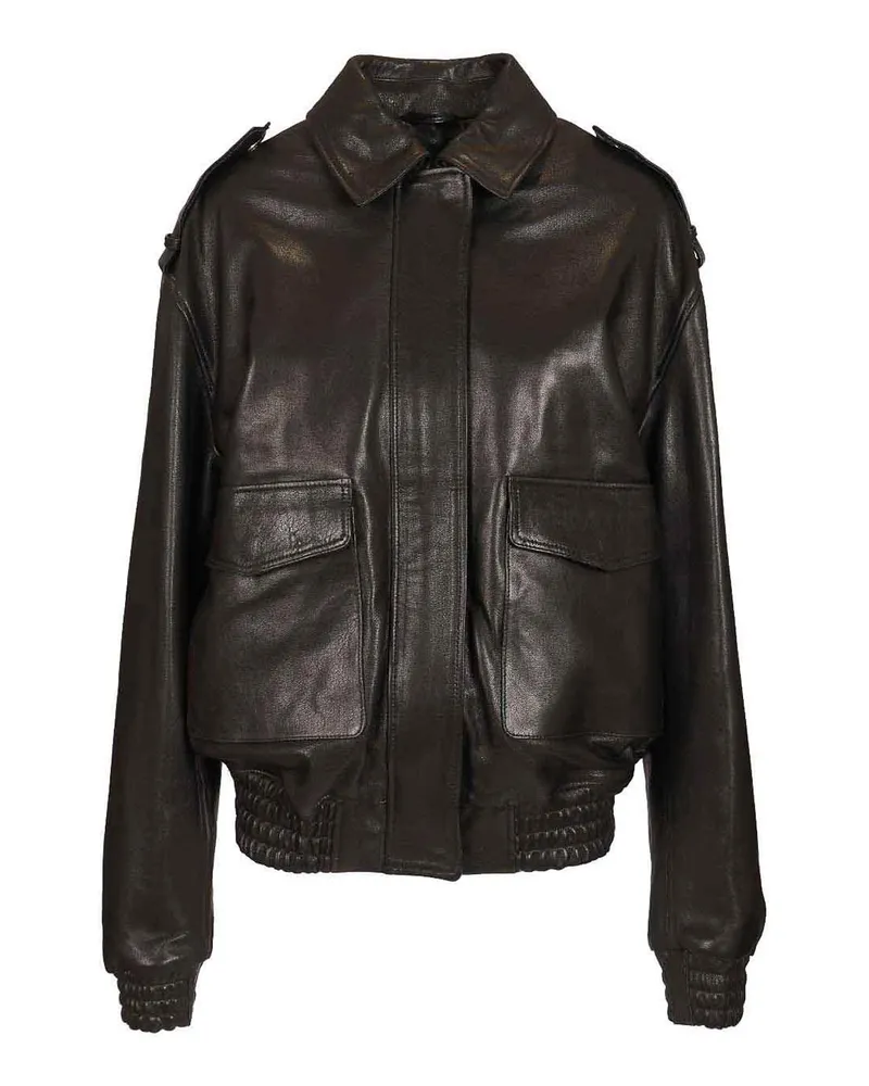 Arma Lederjacke - Schwarz Schwarz