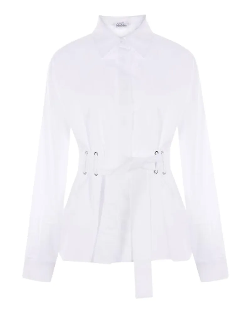 Max Mara Hemd - Weiß Weiß