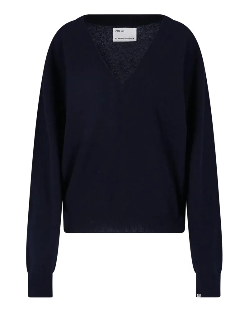 extreme cashmere Rundhalspullover - Blau Blau