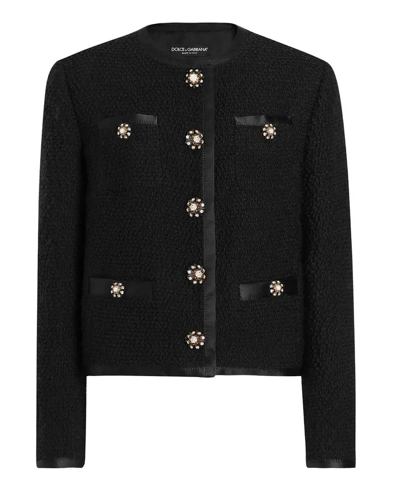 Dolce & Gabbana Casualjacke - Schwarz Schwarz