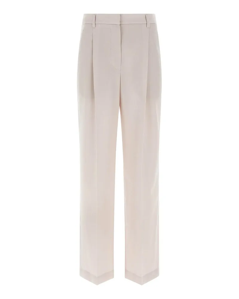 Brunello Cucinelli Casual Hose - Weiß Weiß