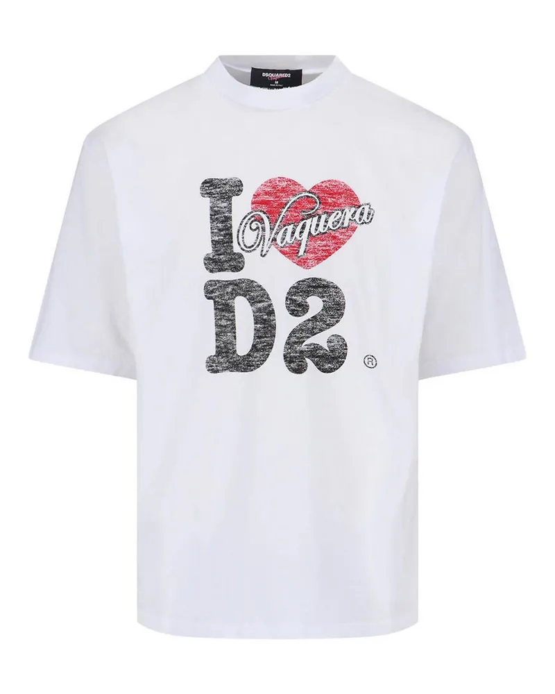 Dsquared2 T-Shirt - Weiß Weiß