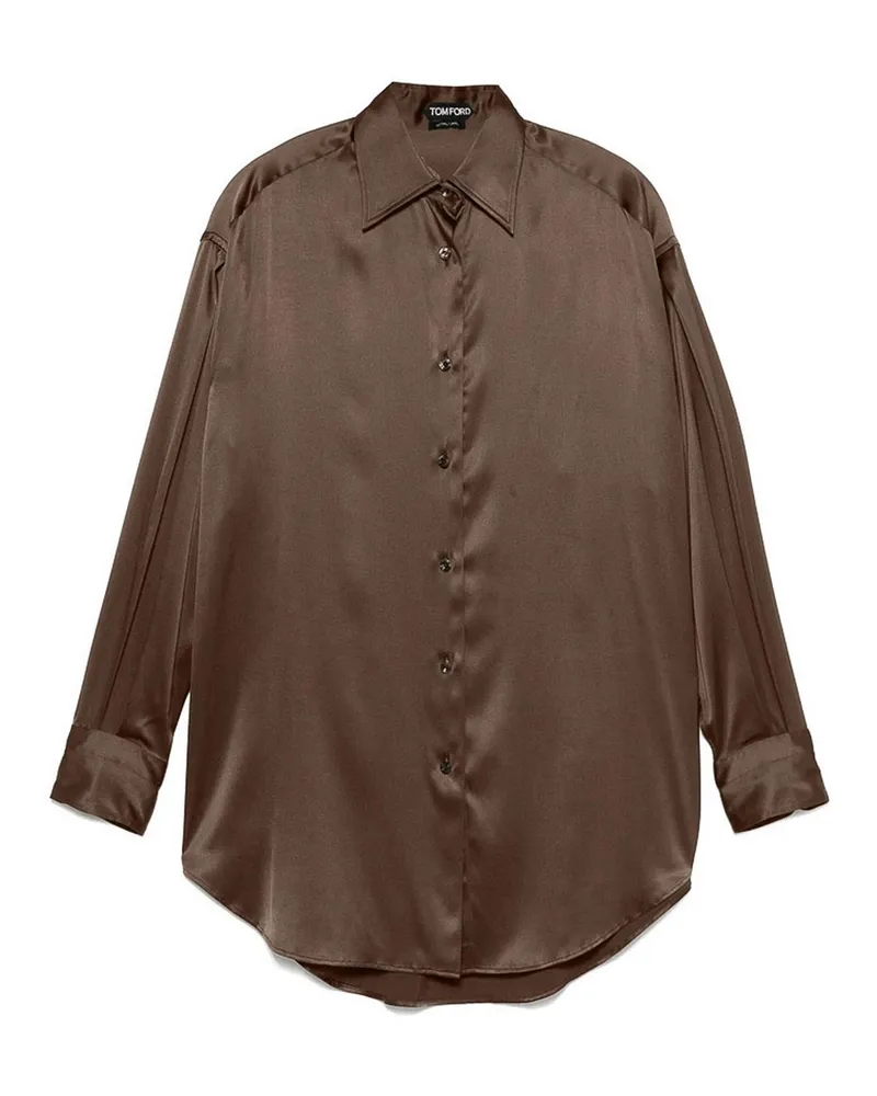 Tom Ford Hemd - Braun Braun