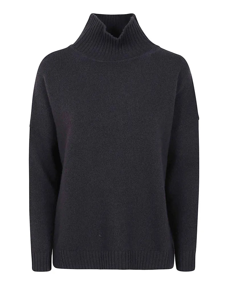 Max Mara Rollkragenpullover - Blau Blau