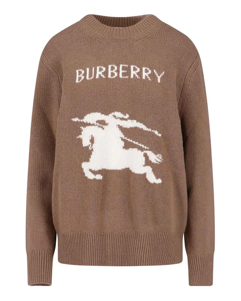 Burberry Rundhalspullover - Braun Braun