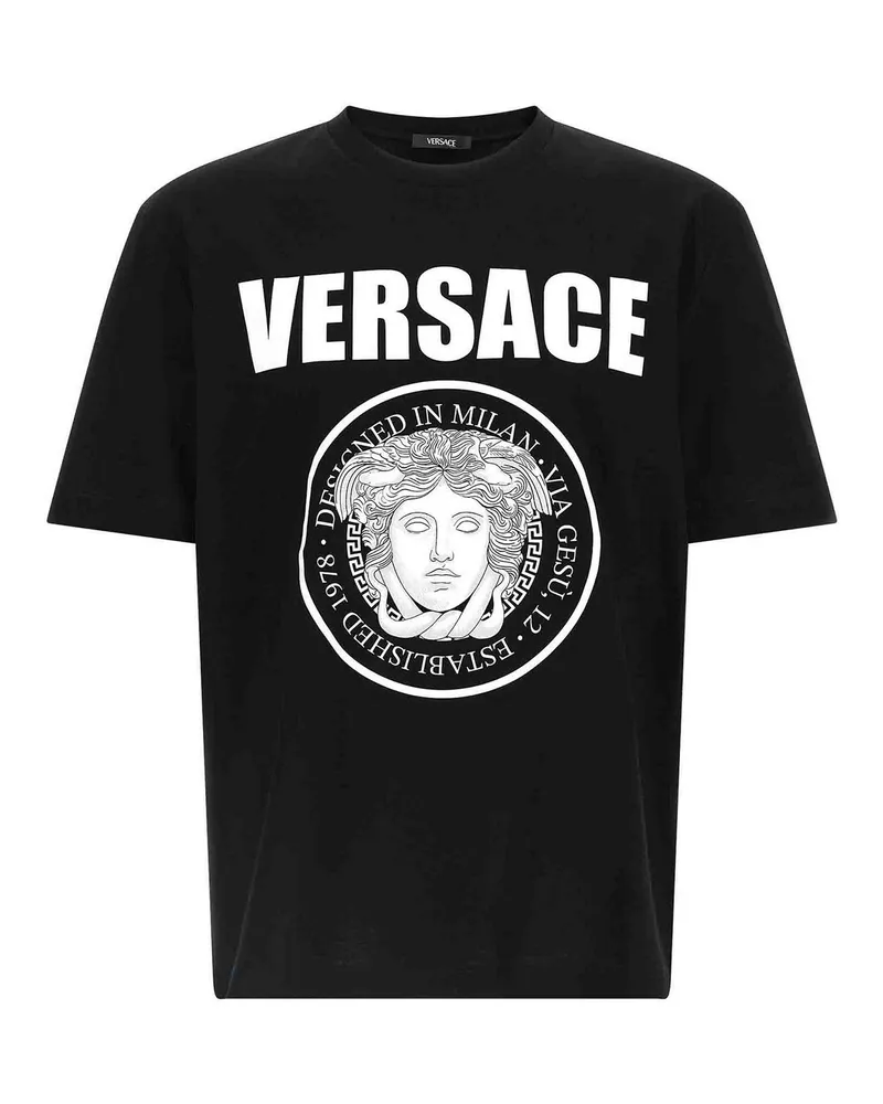 Versace T-Shirt - Weiß Schwarz