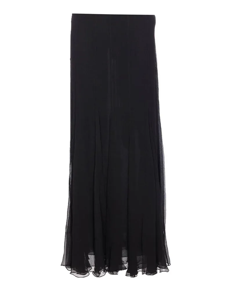 Chloé Langer Rock - Schwarz Schwarz