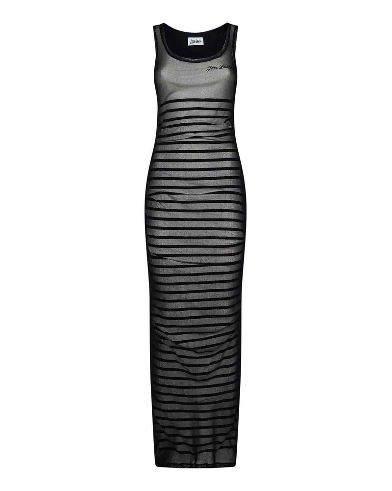 Jean Paul Gaultier Knielanges Kleid - Schwarz Schwarz