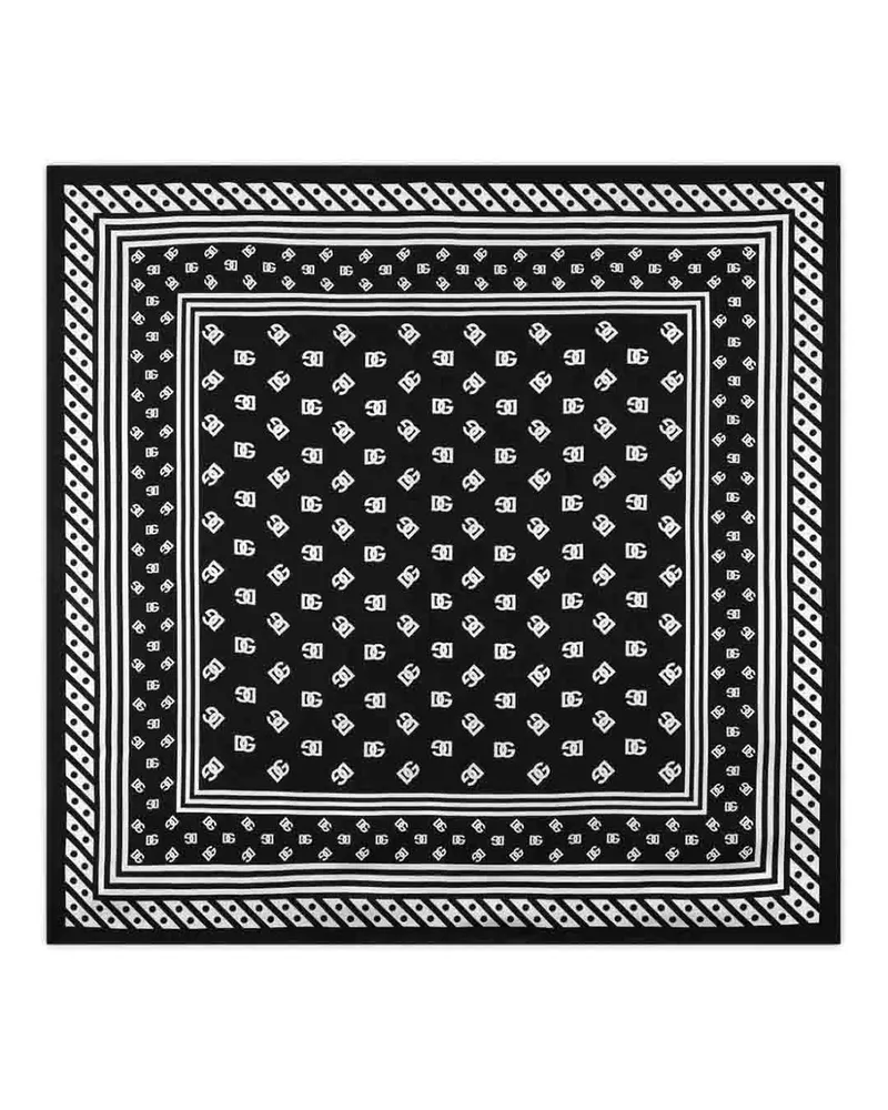 Dolce & Gabbana Schal - Schwarz Schwarz