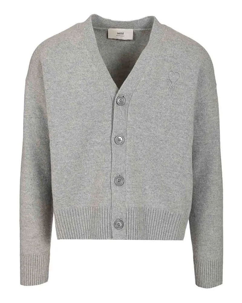 AMI Paris Cardigan - Grau Grau