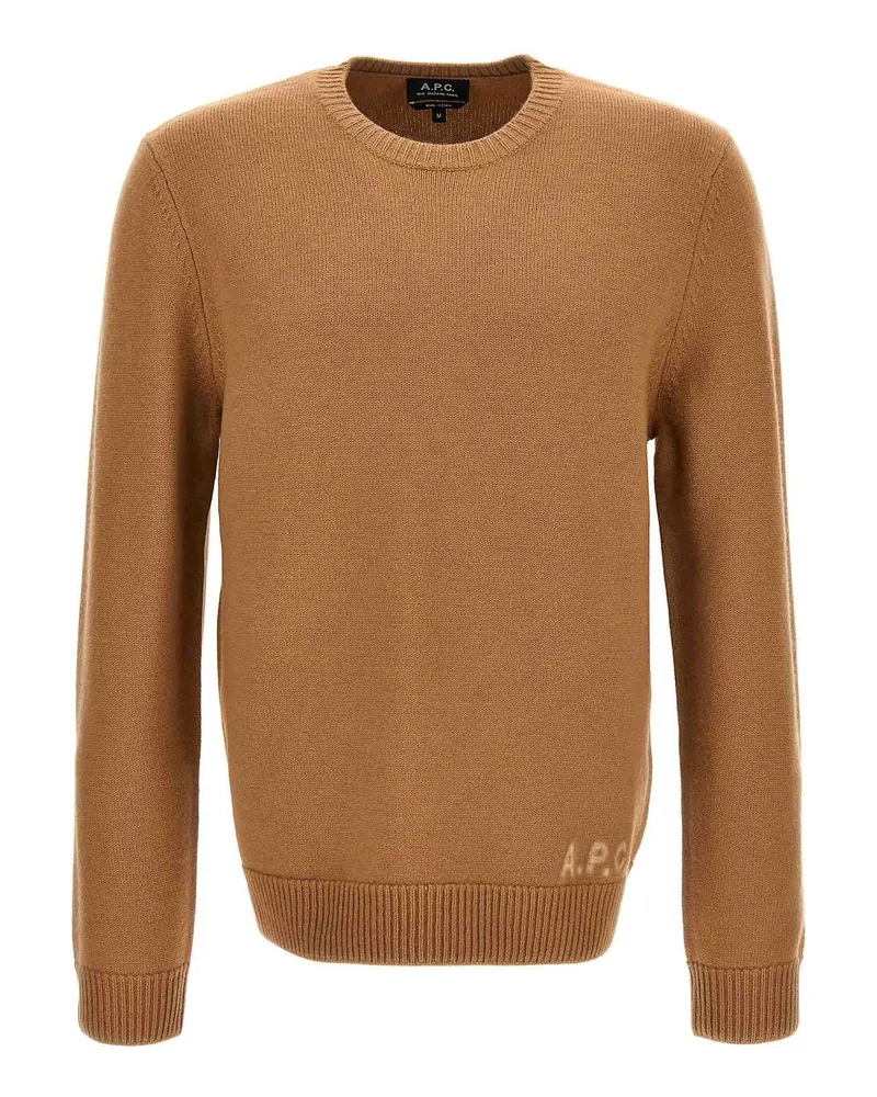 A.P.C. A. P.C. Rundhalspullover - Beige
